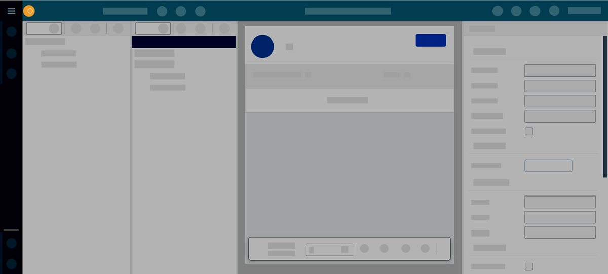 adaptive designer user interface shell bar