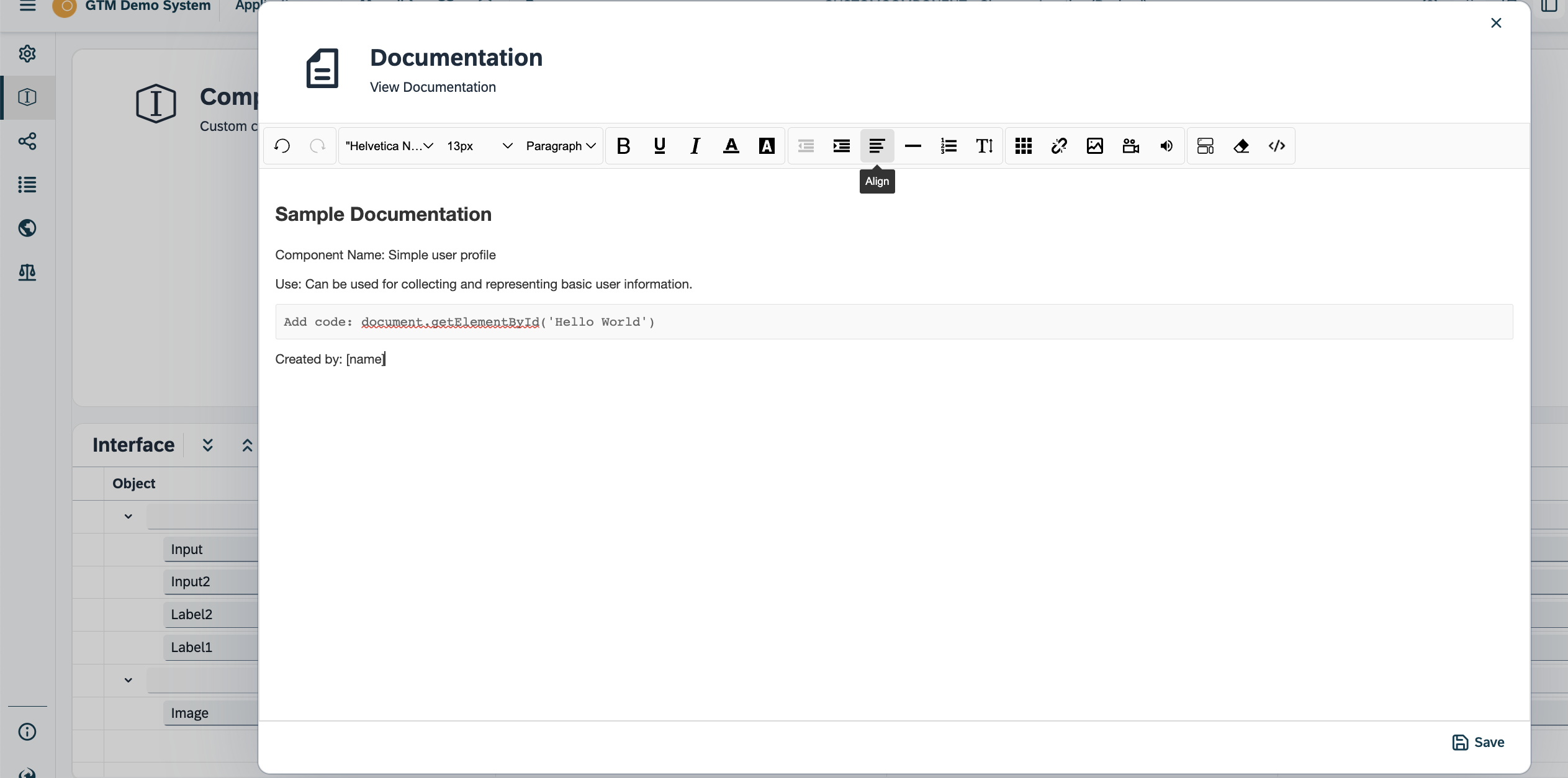 app designer custom component step4