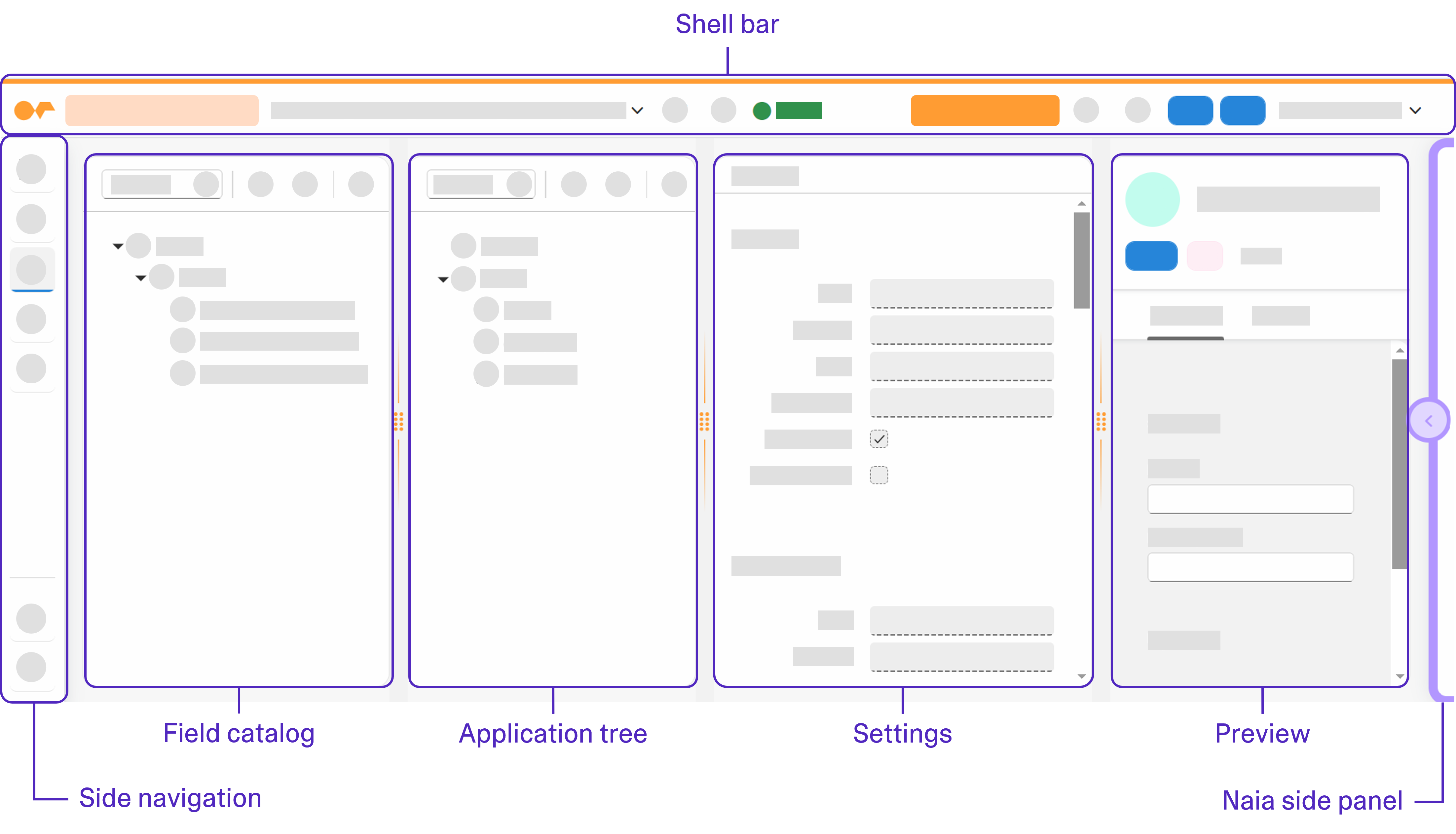 adaptive designer ui interface at a glance