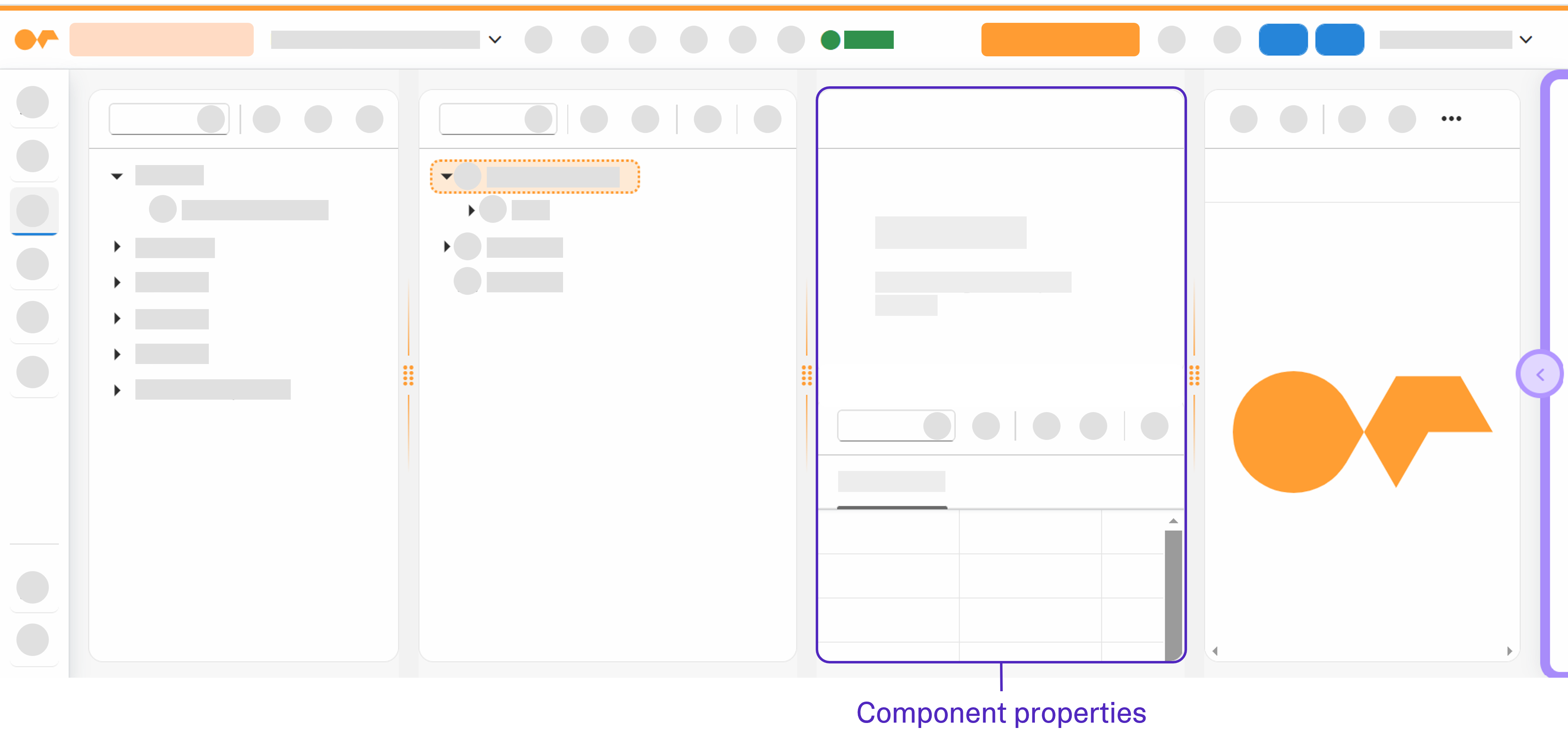 app designer component properties