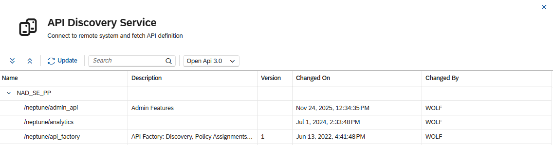 api designer discovery service