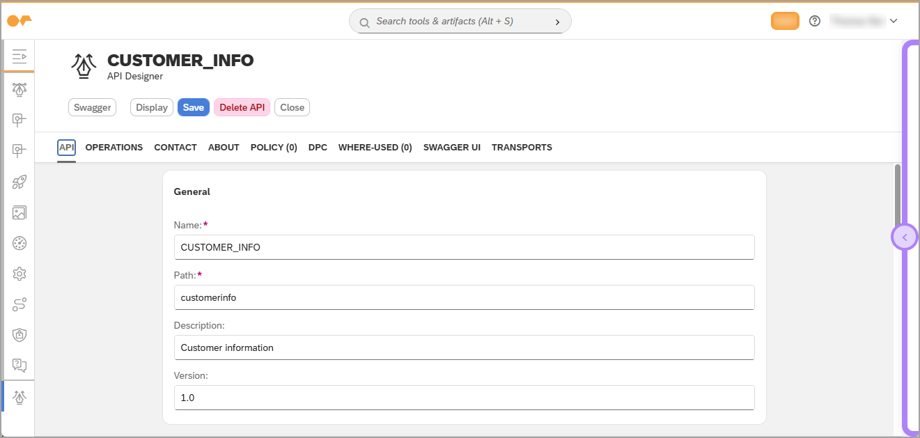 sap add api