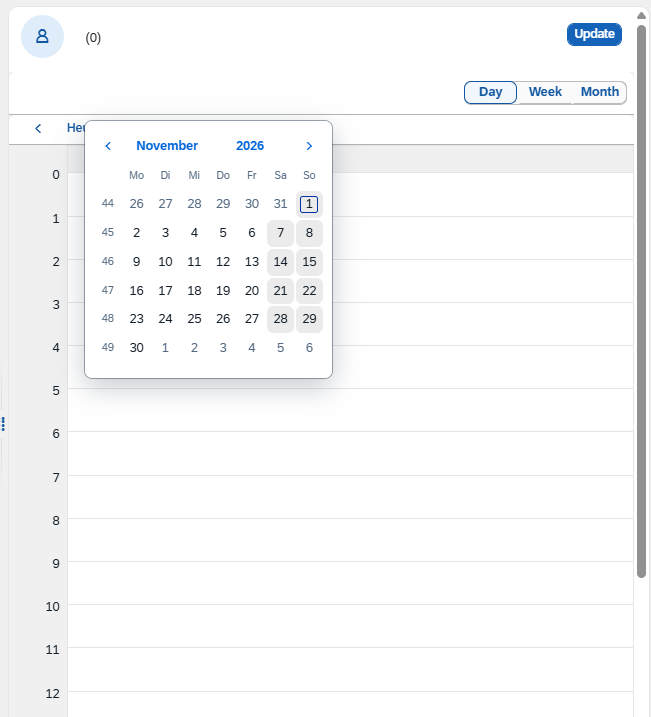 adaptive designer calendar template