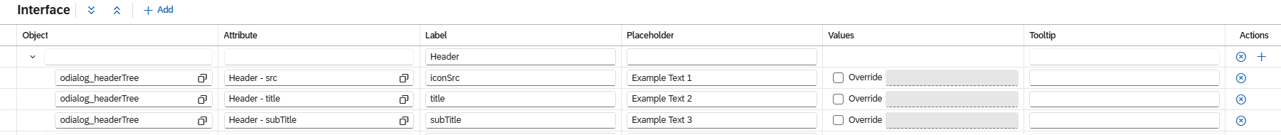 custom component placeholder