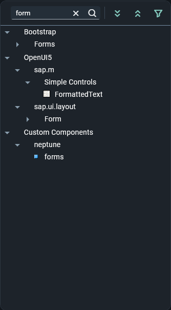 neptune forms designer comlib add form