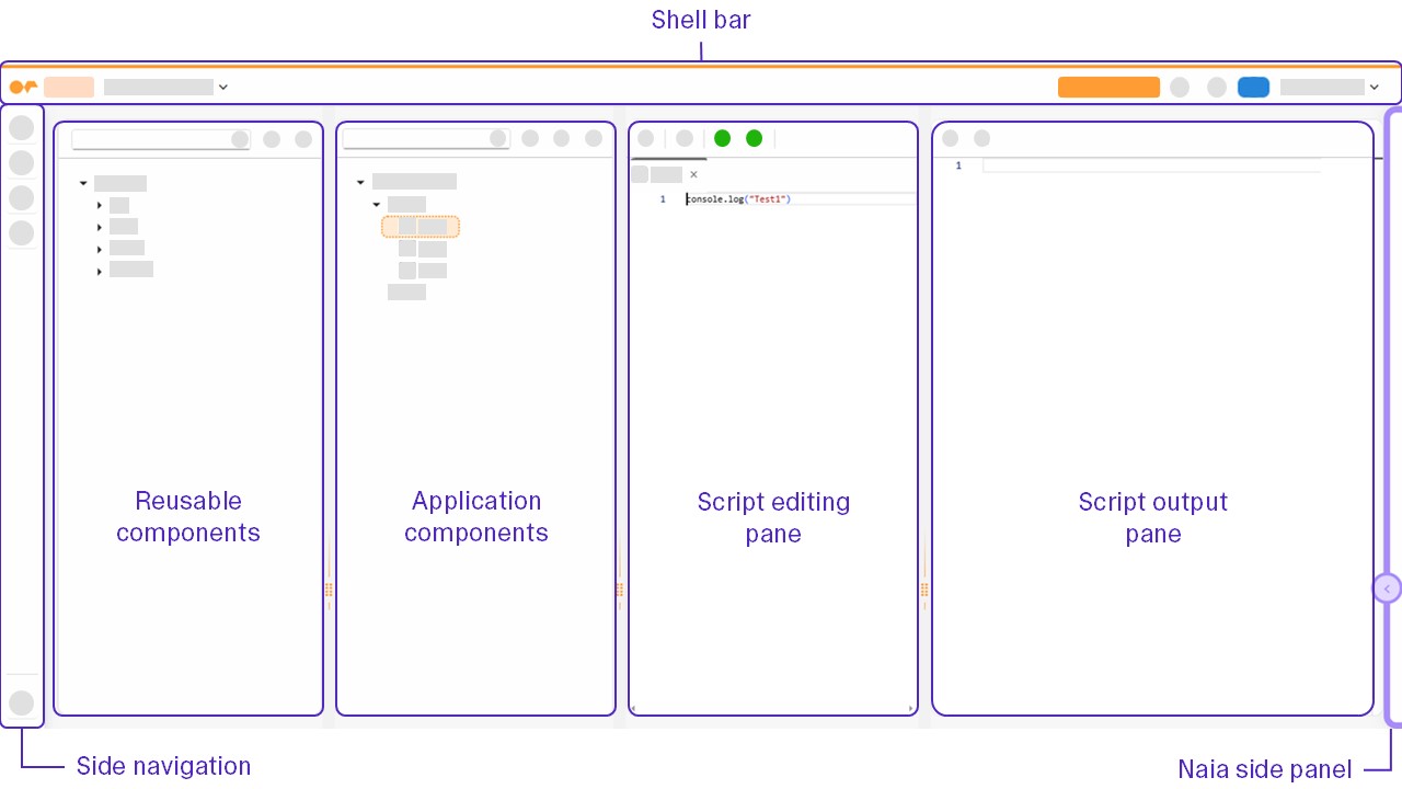 script editor ui at a glance