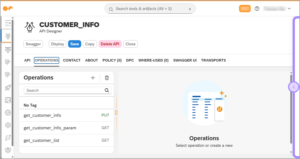 sap api add operation
