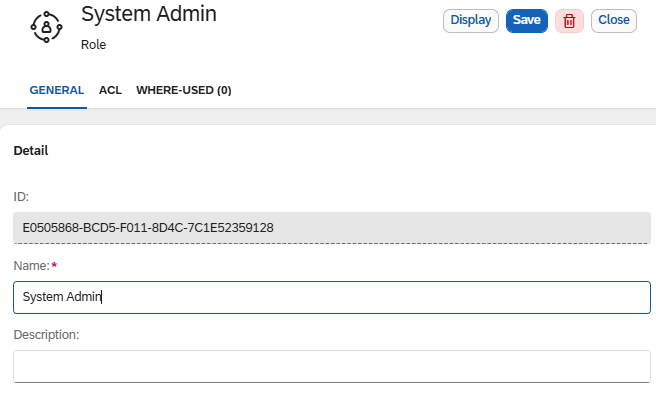 role create sysadmin