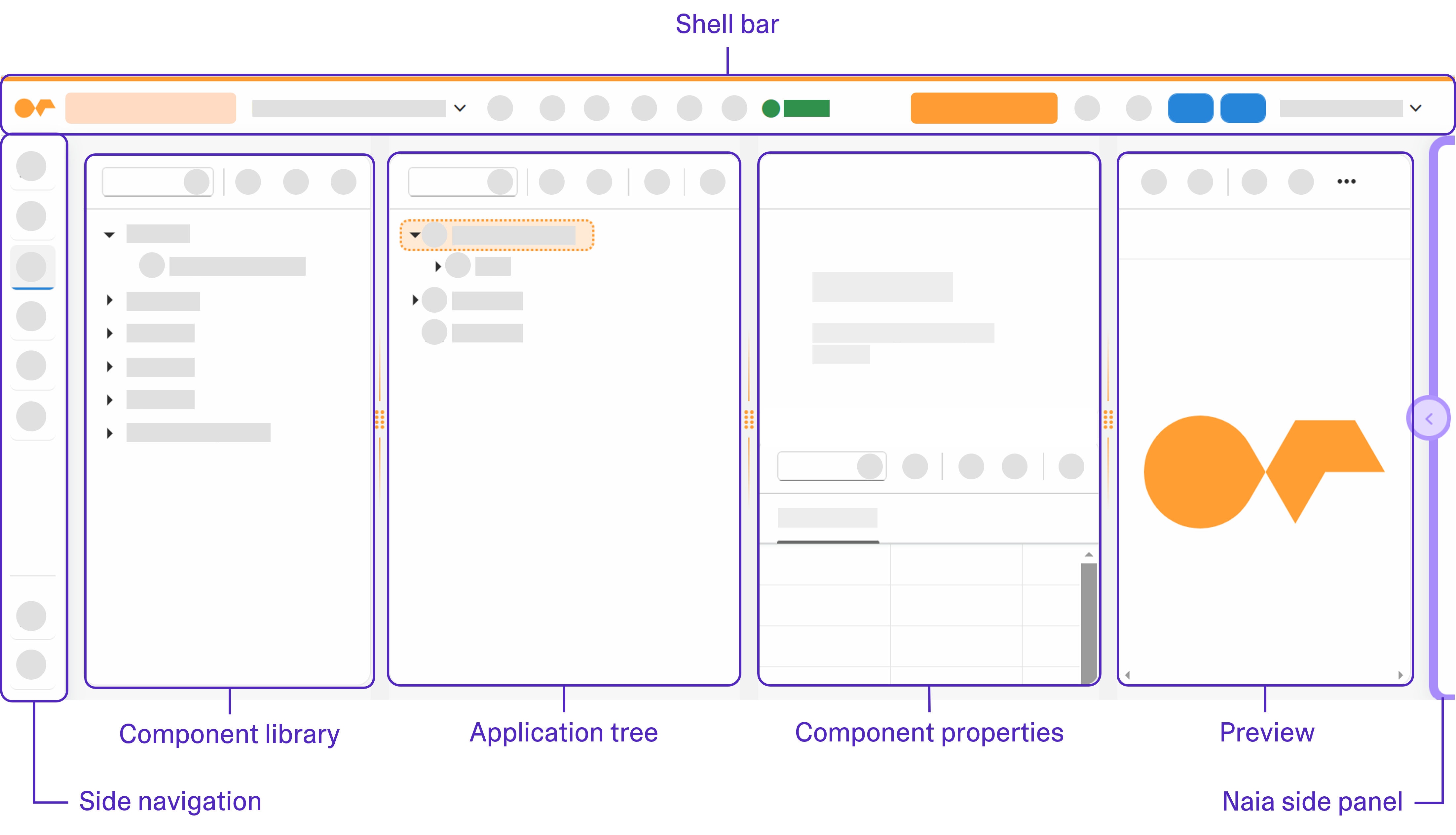 app designer ui interface at a glance