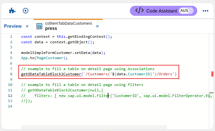 odata source floorplan related script