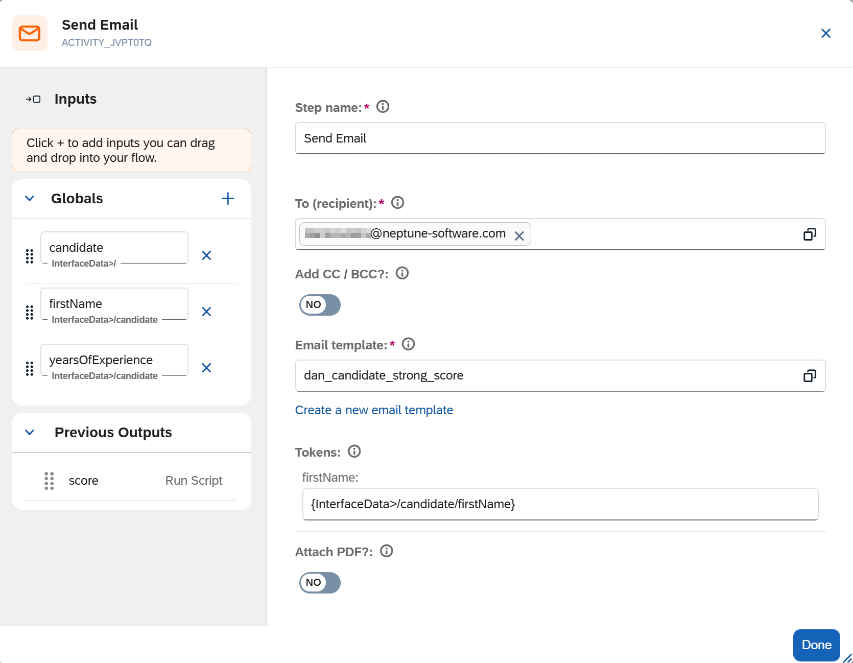 process flows acknowledge application via email 2