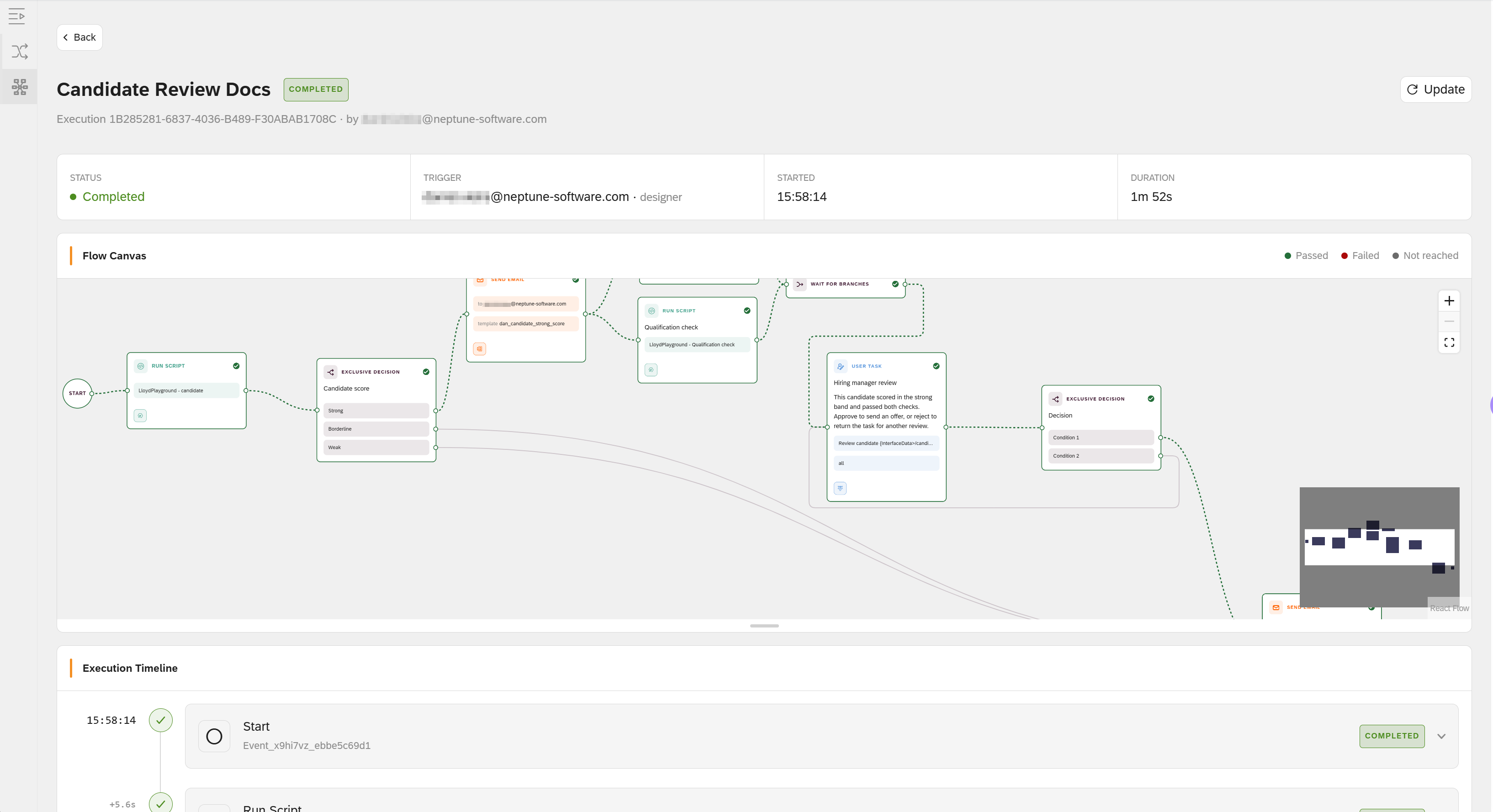 process flows monitor run 2