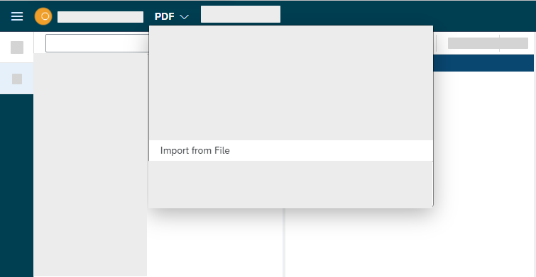 pdf designer import template