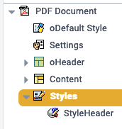 pdf designer styles
