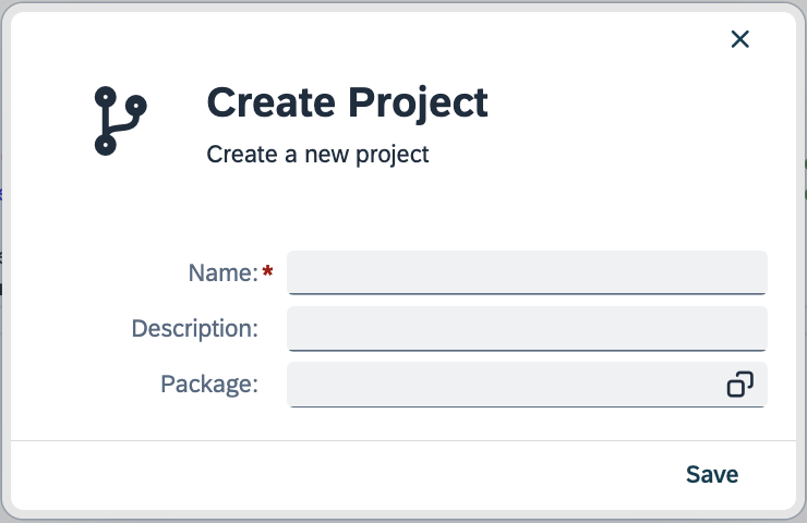 script editor create project
