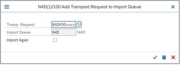sap transport request queue