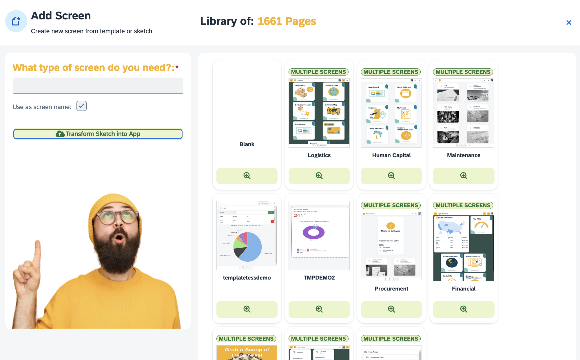 application tree templates