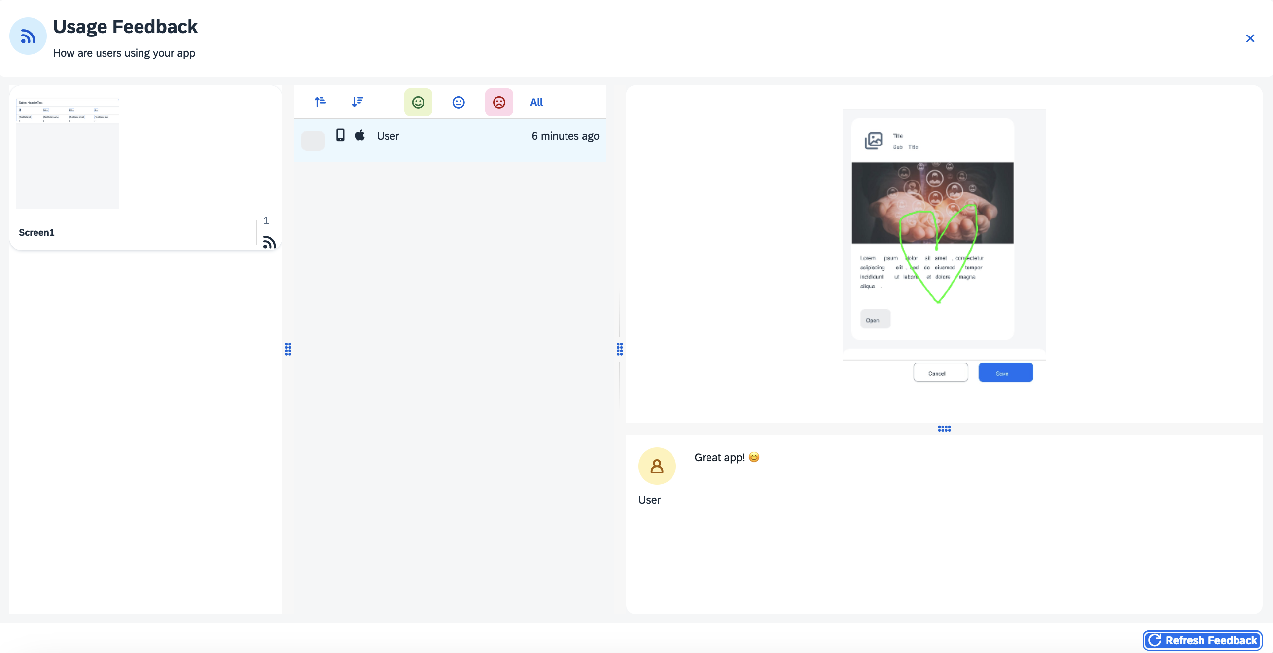 shell bar feedback