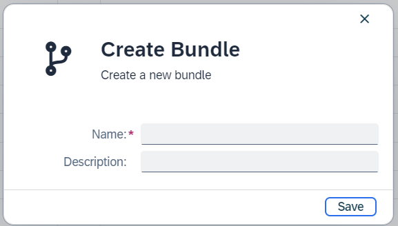 create bundle
