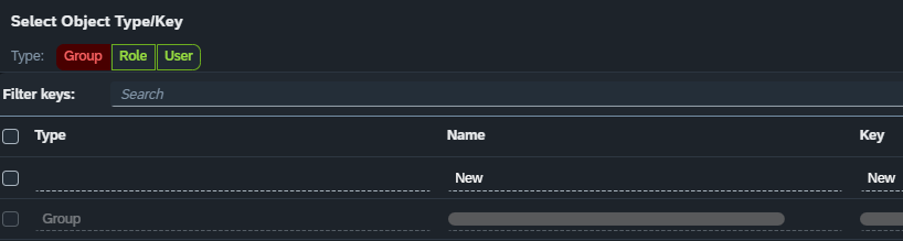 extended audits audit logs search type off keys disabled