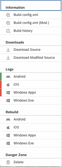 service logs xml