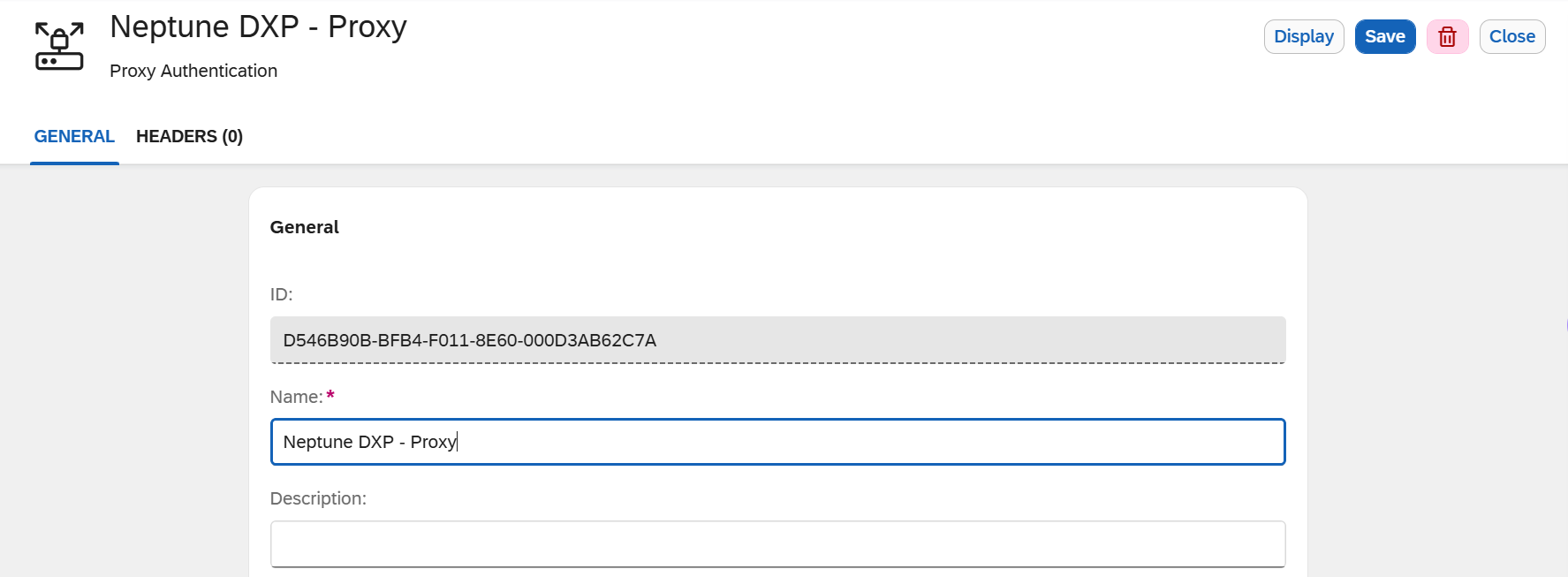 dxp proxy proxy authentication