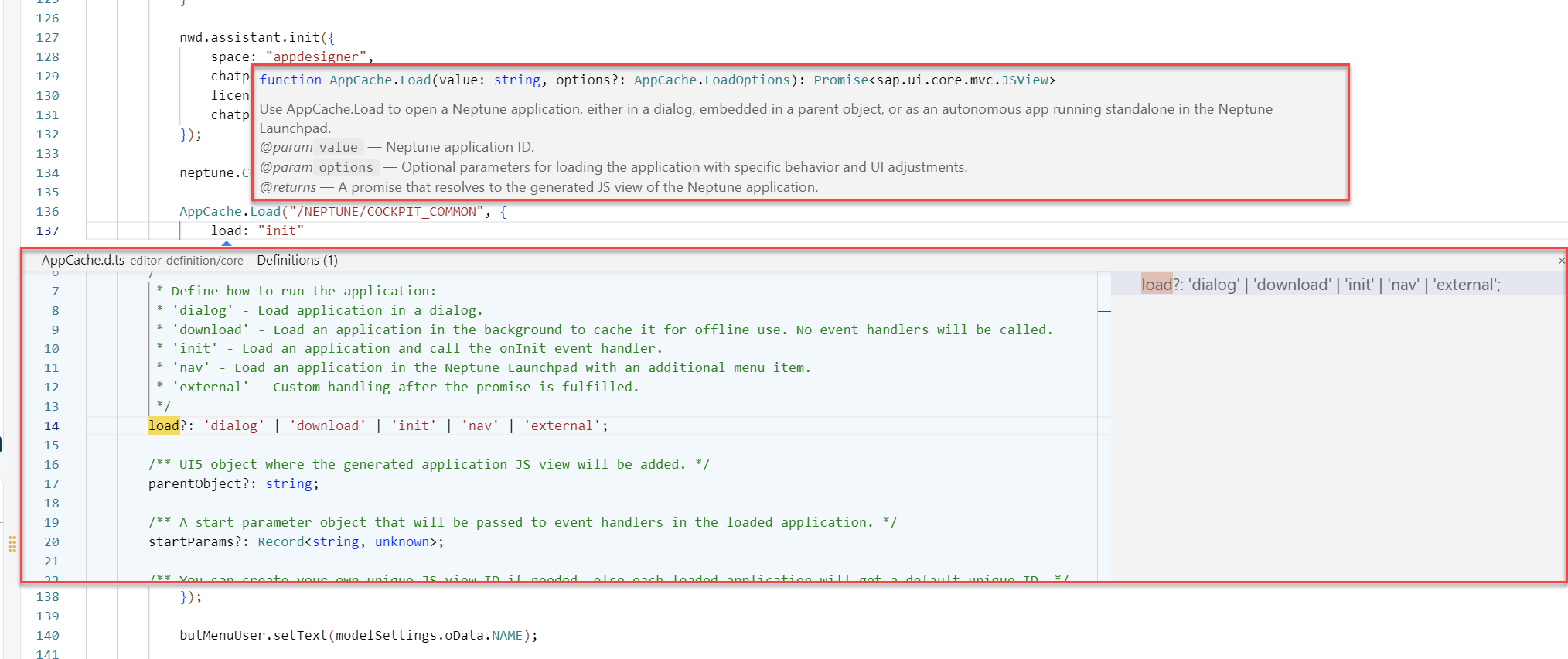 23 10 0000 neptune core definitions appcache load