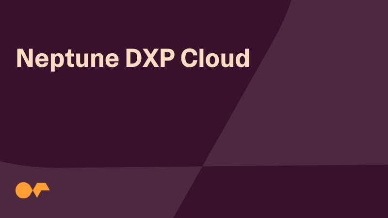 landing page dxp cloud