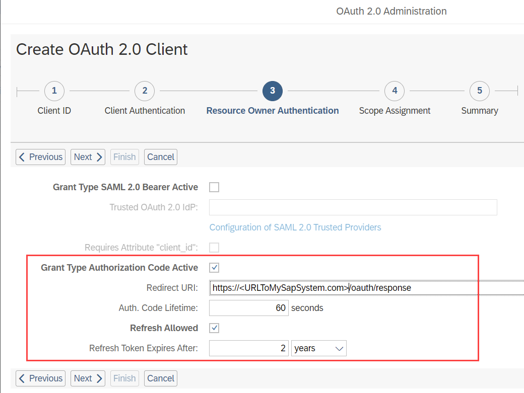 mobile client oauth 28
