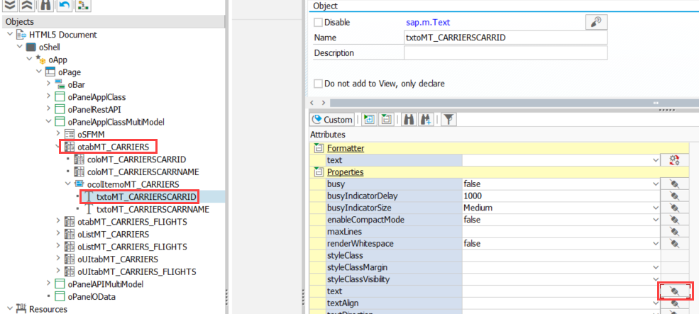 app designer multimodel example tables properties