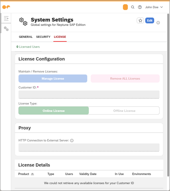 automated installation license configuration