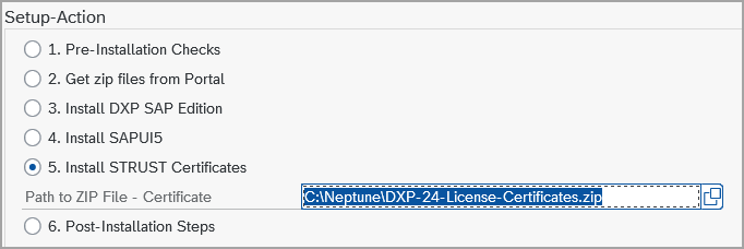 automated installation location installation zip strust