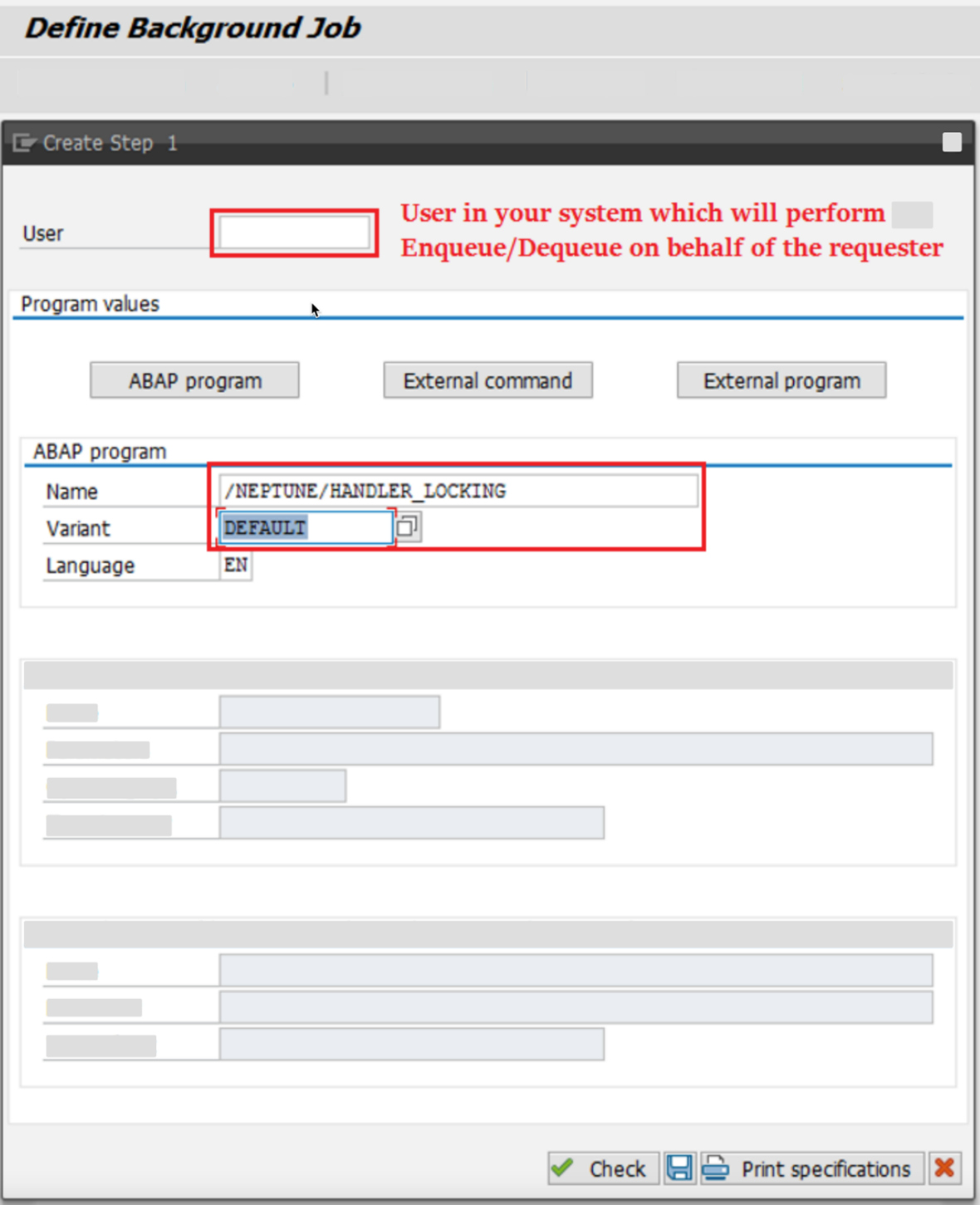 define background job summary