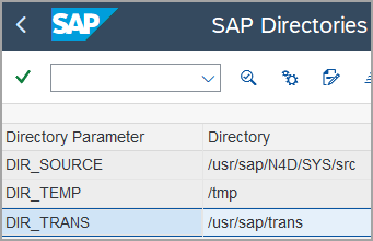 transport directory path