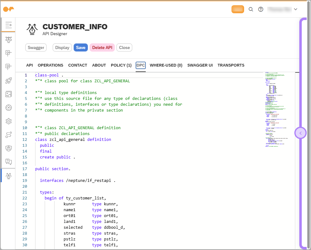 sap api dpc