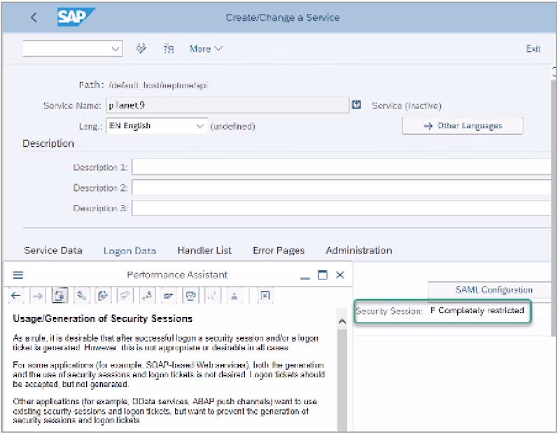 sap security session