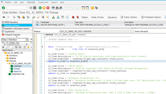 sap edition integration card adding method