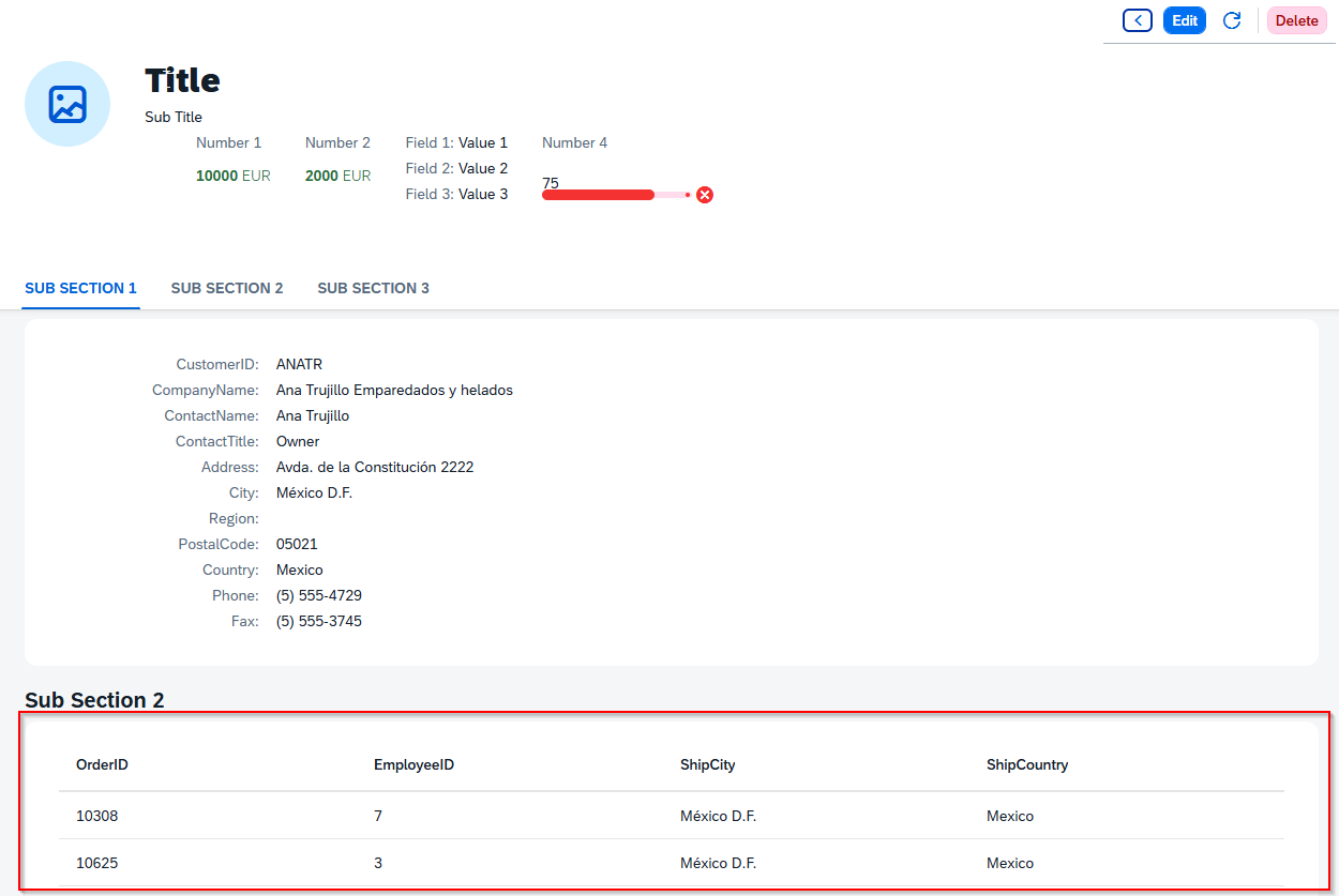 odata source floorplan related run