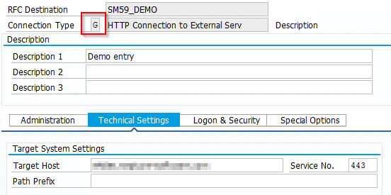 odata source remote connection type