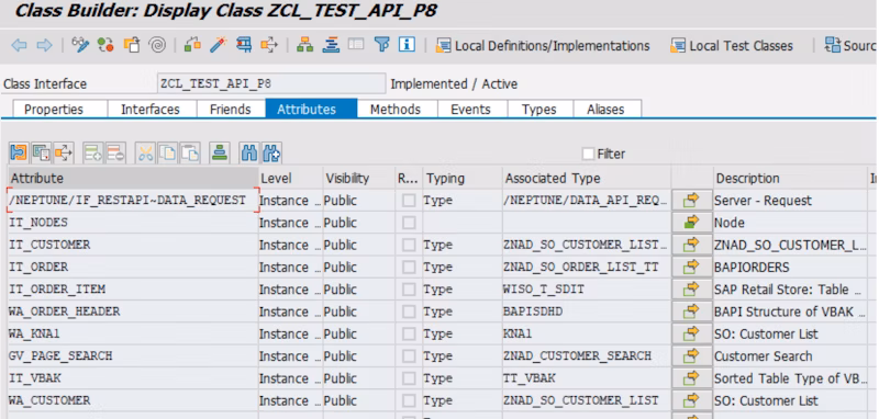sap attributes